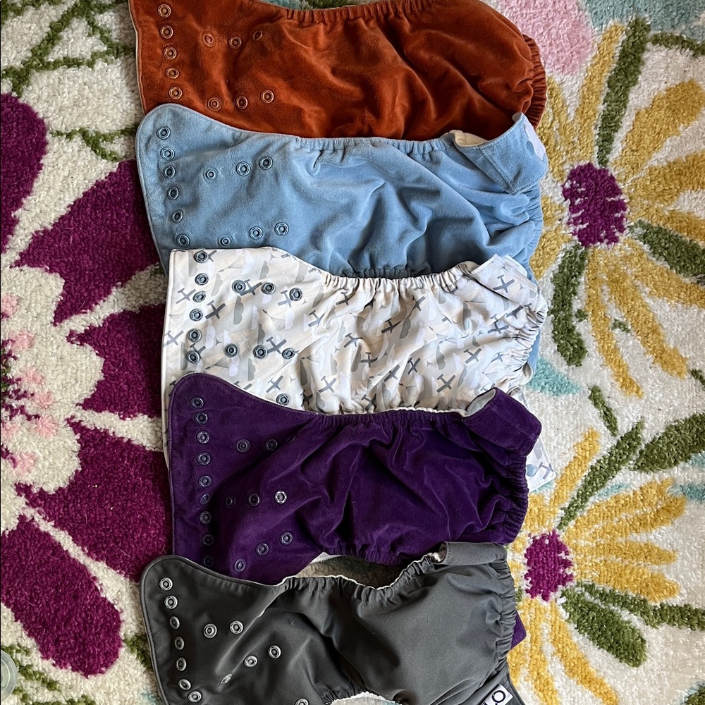 5 Groves O.N.E. High absorbency/ overnight diapers